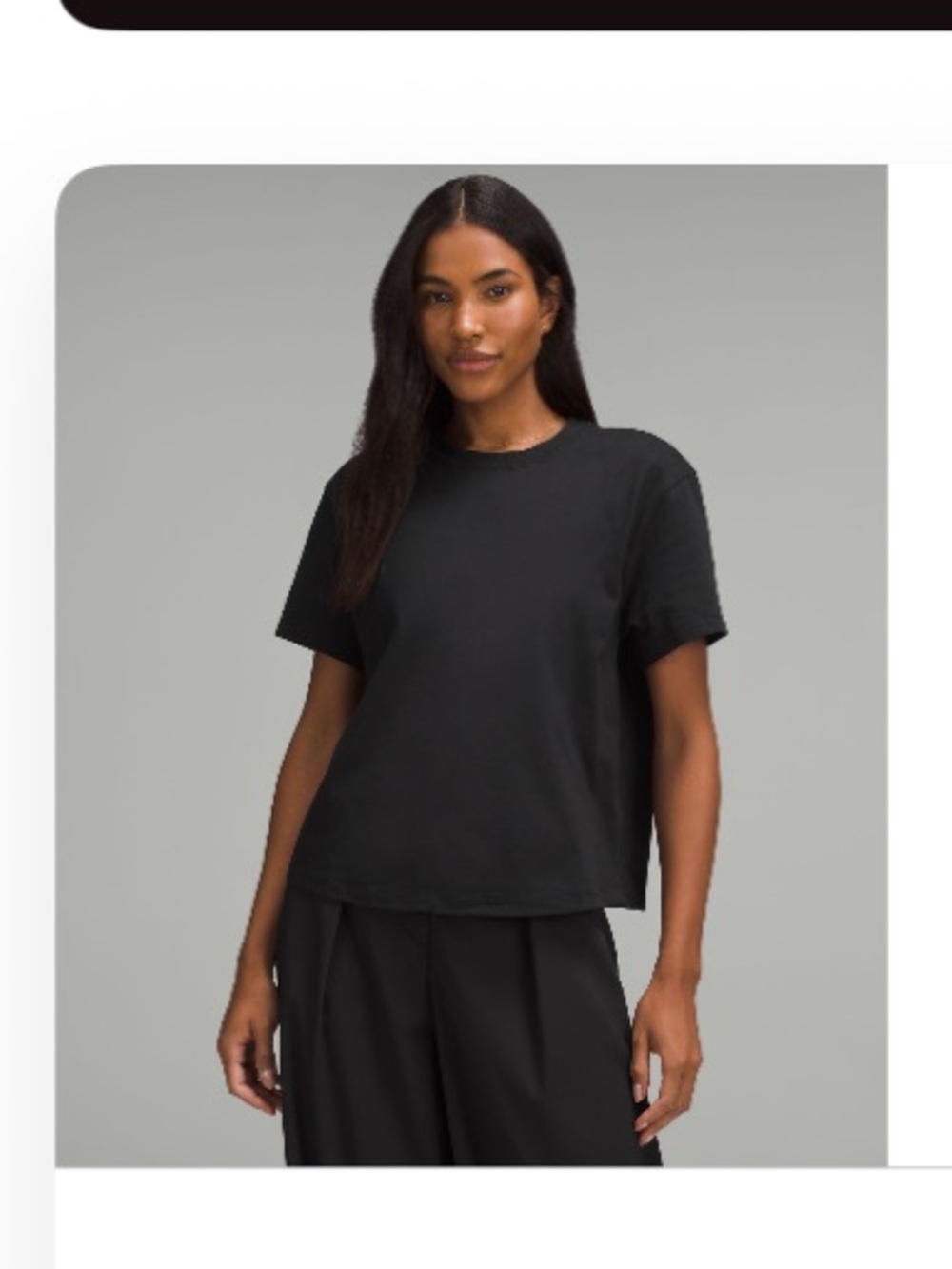 Lululemon Relaxed-Fit Cotton Jersey T-Shirt - Black